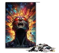 Puzzle per adulti Nebula King's Colorful Psychedelic Puzzle da 1000 pezzi in legno per adulti e bambini dai 12 anni in su 1000 pezzi (75x50 cm)