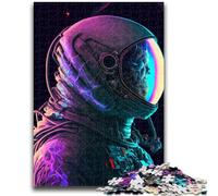 Puzzle per adulti Neon Spaceman Aiuta il cervello a esercitare Giocattoli avvincenti per coltivare la pazienza Adatto alle coppie 26x38cm
