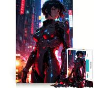 Puzzle per adulti Neon Vanguard da 1000 pezzi, gioco di logica, antistress, taglio preciso, oggetto da collezione (38x26cm)
