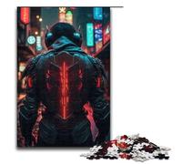 Puzzle per adulti Night Cyborg Ninja 1000 pezzi Puzzle in legno per adulti e bambini dai 12 anni in su 1000 pezzi