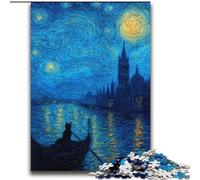 Puzzle per adulti Night Sky Cat 2000, giocattoli educativi per l'apprendimento, giochi per famiglie adatti per la decorazione della scrivania (70x100cm)