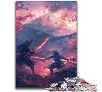 Puzzle per adulti "Ninja ai piedi del monte Fuji", 2000 pezzi, difficile da completare ma divertente e spiritoso, ideale come regalo e decorazione per la casa (70x100cm)