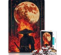 Puzzle per adulti Ninja Under The Moon, 1000 pezzi, difficili e stimolanti, giochi di attività per famiglie, giocattolo fai da te per decorazioni da parete per la casa, regali (75x50cm)