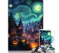 Puzzle per adulti "Notturno nel cielo" - Castello - 1000 pezzi - Puzzle per adulti e adolescenti - Allena il cervello e le mani - Regali per amici e familiari - 50x75cm