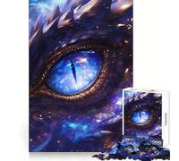 Puzzle per adulti Occhio del Drago Cosmico dell'Universo da 1000 pezzi, per migliorare la memoria, divertimento e precisione, (38x52cm)