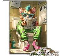 Puzzle per adulti Ocelot Go Toilette Puzzle impossibili per adulti dimensioni 50x75cm Gioco interattivo per famiglie, sfida mentale, giocattolo educativo