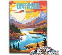 Puzzle per adulti Ontario Canada 2000 pezzi, aiuta il cervello a esercitare giocattoli avvincenti per coltivare la pazienza gioco di sfida unico 2000 pezzi (70x100cm)