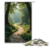Puzzle per adulti Percorso tortuoso che conduce a un luogo appartato Puzzle in legno da 1000 pezzi per bambini dai 12 anni in su Decorazione per la casa 1000 pezzi (75x50 cm)