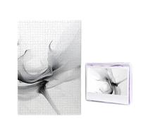 Puzzle per adulti personalizzato in legno 1000 pezzi foto puzzle astratto bianco e nero puzzle personalizzato puzzle matrimonio per compleanno, Natale
