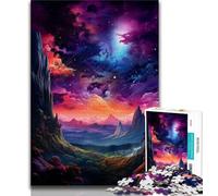 Puzzle per adulti, pianeta colorato nello spazio, puzzle da 1000 pezzi per adolescenti, regali, gioco educativo, sfida giocattolo per donne e uomini, 50x75cm