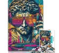Puzzle per adulti Pop-art Statua del David di Michelangelo Puzzle 1000 pezzi per adulti e adolescenti, Relax Games è ideale come regalo per tutta la famiglia 50x75cm