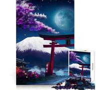 Puzzle per adulti "Porta Torii verso il Monte Fuji", 1000 pezzi, gioco di logica mentale, delicato, rilassante, taglio deciso, lista dei desideri di Babbo Natale 38x26cm