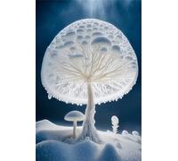 Puzzle per Adulti, puzzle 1000 Pezzi Fantasia Dell'Albero dei Funghi puzzle Giochi Rilassamento e Intelligence, puzzle per Gioco Familiare, puzzle per adulti 1000, per adulti e Bambini 75 x 50 cm