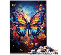 Puzzle per adulti, puzzle a farfalla, 1000 pezzi, gioco stimolante staycation uccide il tempo per adolescenti dai 14 anni e oltre 26 x 38 cm