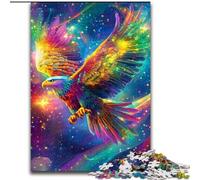 Puzzle per adulti, puzzle aquila arcobaleno da 1000 pezzi per divertimento in famiglia, perfetto per le vacanze, serate di gioco interattive 50X75CM