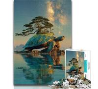 Puzzle per adulti puzzle con paesaggio dell'isola delle tartarughe per adolescenti apprendimento educativo ideale come regalo per tutta la famiglia 75x50cm