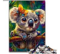 Puzzle per adulti, puzzle da 1000 pezzi a forma di koala per adulti, perfetti per il divertimento in famiglia durante le vacanze, serate di gioco interattive (dimensioni 50x75cm)