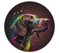 Puzzle per adulti, puzzle da 1000 pezzi a tema "Spirit Dog" per adulti, design intricato per adolescenti, decorazioni fai da te e divertimento che stimola la mente (67,5x67,5 cm)