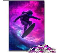 Puzzle per adulti, puzzle da 1000 pezzi con astronauti che navigano nello spazio, per adolescenti, giochi educativi per la famiglia, regalo per la decorazione della casa dimensioni 26x38cm