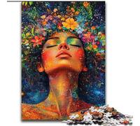 Puzzle per adulti, puzzle da 1000 pezzi con elfi e fate, in legno, ideali per il divertimento in famiglia, regalo perfetto per feste e compleanni, dimensioni 50X75cm
