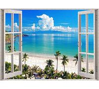 Puzzle per adulti Puzzle da 1000 pezzi con finestra vista mare e combinazioni di puzzle per giochi di famiglia