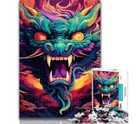 Puzzle per adulti, puzzle da 1000 pezzi con mostri dei cartoni animati, giocattoli educativi per l'apprendimento, giochi per famiglie, regalo di compleanno, regali 26x38cm