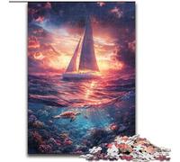 Puzzle per adulti, puzzle da 1000 pezzi con navi da crociera, 50x75cm, gioco creativo per famiglie e decorazioni per la casa, regalo di Natale perfetto per adolescenti
