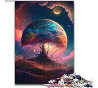Puzzle per adulti, puzzle da 1000 pezzi con paesaggio cosmico, ideale per il divertimento in famiglia, regalo perfetto per feste e compleanni (dimensioni 50x75cm)
