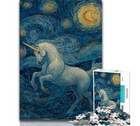 Puzzle per adulti puzzle da 1000 pezzi con unicorno misterioso regali per adulti gioco stimolante e gioco per famiglie regali di Babbo Natale segreto (26x38cm)