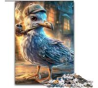 Puzzle per adulti, puzzle da 1000 pezzi del gabbiano di Sherlock Holmes in legno, rompicapo impegnativo per adolescenti e famiglie, dimensioni 50X75cm
