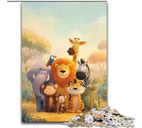 Puzzle per adulti, puzzle da 1000 pezzi del mondo animale africano, per compleanni, feste e occasioni speciali (dimensioni 26x38cm)