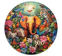 Puzzle per adulti, puzzle da 1000 pezzi del mondo animale per adulti, regalo fai da te, adatto per la decorazione di casa, soggiorno, ufficio (67,5x67,5 cm)