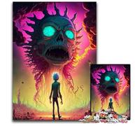 Puzzle per adulti, puzzle da 1000 pezzi del mondo dei mostri per adulti, gioco di sfida mentale per adolescenti e interazione familiare, 50x75CM/19,68x29,52 pollici