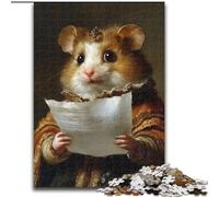 Puzzle per adulti, puzzle da 1000 pezzi Hamster King, puzzle fai da te da 1000 pezzi, decorazione stimolante per il cervello, regali per le vacanze, 50x75cm