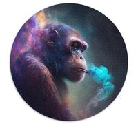 Puzzle per adulti, puzzle da 1000 pezzi Monkey Nebula, rompicapo impegnativo per adolescenti, divertente serata di giochi in famiglia 67,5x67,5 cm
