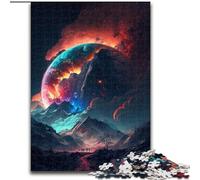 Puzzle per adulti,puzzle da 1000 pezzi raffigurante una vetta di montagna mistica,perfetto per il divertimento in famiglia,perfetto per le vacanze e per serate di gioco interattive (50x75cm)