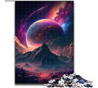 Puzzle per adulti,puzzle da 1000 pezzi raffigurante una vetta di montagna mistica,perfetto per il divertimento in famiglia,perfetto per le vacanze e per serate di gioco interattive (26x38cm)