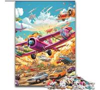 Puzzle per adulti, puzzle da 1000 pezzi raffiguranti aerei, regalo di Natale per adulti, ideali per ufficio, camera da letto e soggiorno (dimensioni 26x38cm)