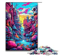 Puzzle per adulti puzzle da 1000 pezzi Strange World per bambini puzzle in legno giocattolo educativo intellettuale decomprimente 75x50 cm