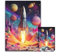 Puzzle per adulti, puzzle da 1000 pezzi sul lancio di un razzo, gioco interattivo per famiglie, regalo rompicapo, giocattolo educativo 50X75cm