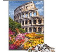 Puzzle per adulti, puzzle del Colosseo da 1000 pezzi, rompicapo stimolante, attività per famiglie, decorazione per la casa, regalo di Natale 50X75cm