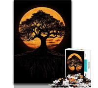 Puzzle per adulti, puzzle dell'albero della vita per adolescenti, 1000 pezzi, giocattolo educativo intellettuale decomprimente, regalo di compleanno, regali (38x26cm)