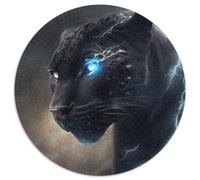 Puzzle per adulti, puzzle fantasy leopardo da 1000 pezzi, rompicapo impegnativo per adolescenti, divertente serata di giochi in famiglia 67,5x67,5 cm