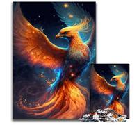 Puzzle per adulti, puzzle impegnativi da 1000 pezzi raffiguranti uccelli fenici, decorazioni artistiche fai da te, regalo di compleanno perfetto 50x75CM/19,68x29,52 pollici