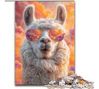 Puzzle per adulti, puzzle impossibili Alpaca da 1000 pezzi per adulti, perfetti per il divertimento in famiglia per compleanni e Natale (dimensioni 50x75cm)