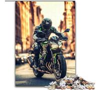 Puzzle per adulti, puzzle in cartone da 1000 pezzi a tema motocicletta, 26X38cm, perfetti per il divertimento in famiglia a Natale, Ringraziamento, compleanni e Pasqua