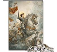 Puzzle per adulti, puzzle in cartone da 1000 pezzi raffigurante una guerriera, 26x38cm, perfetti per decorazioni per la casa, compleanni, feste e regali