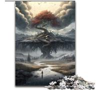 Puzzle per adulti, puzzle in cartone da 1000 pezzi raffiguranti l'Albero della vita del Paradiso, dimensioni 26x38cm, per adolescenti e ragazzi, compleanni e feste.