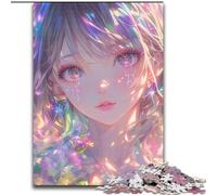 Puzzle per adulti, puzzle in legno da 1000 pezzi con ragazze anime giapponesi, 50x75cm, per adolescenti e ragazzi, ideale come regalo di compleanno e per le feste