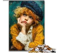 Puzzle per adulti, puzzle in legno da 1000 pezzi raffigurante un bambino arrabbiato, 50x75cm, perfetti per il divertimento in famiglia a Natale, Ringraziamento, compleanni e Pasqua